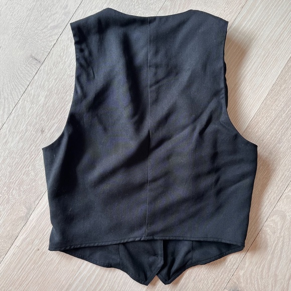 NWT Reformation Devin Twill Vest Size 4 - Picture 4 of 4